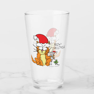 Cat Funny Cartoon Cute Mouse Glas