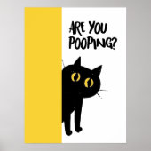 Cat | Funny & decorative Poster (Devant)