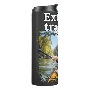 Cat Funny Kayak Paddle Thermosbeker