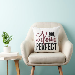 Cat Funny Quotes Kussen