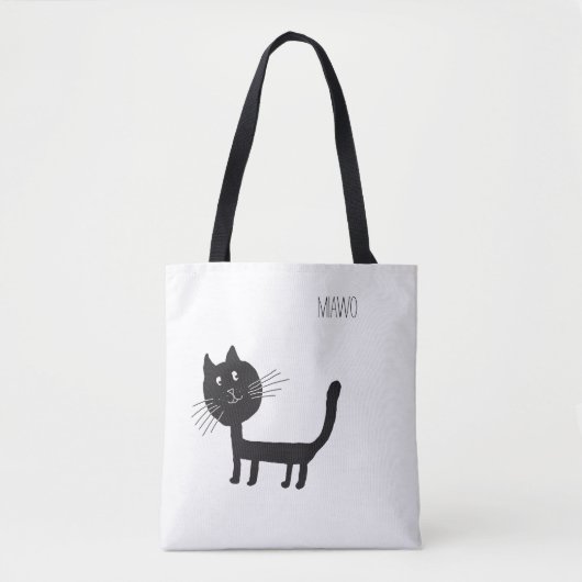 Cat Funny Sac fourre-tout Miawo (Devant)