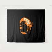 Cat Funny Wandkleed (Voorkant (horizontaal))