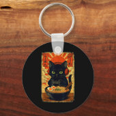 Cat Gamer Men Anime Kawaii Funny Gaming Headset Ca Sleutelhanger (Voorkant)