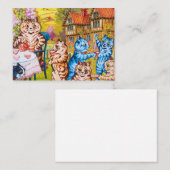 Cat Garden Party Informatiekaartje (Voorkant / Achterkant)