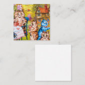 Cat Garden Party Informatiekaartje (Voorkant / Achterkant)