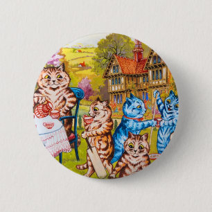 Cat Garden Party Ronde Button 5,7 Cm