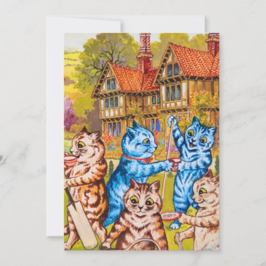 Cat Garden Party Save The Date (Voorkant)