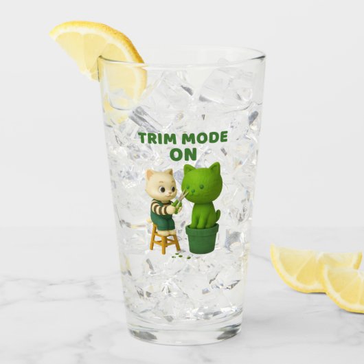 Cat Gardener Topiary Trim Mode Surreal Glas (Voorkant ijs)