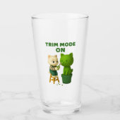 Cat Gardener Topiary Trim Mode Surreal Glas (Voorkant)