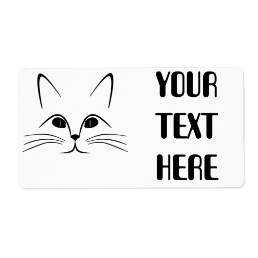 CAT-GEBIED ETIKET (Voorkant)