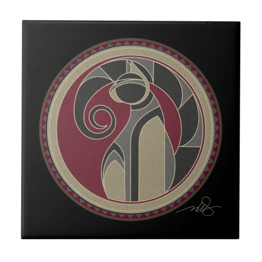 Cat-geest Tegeltje (Voorkant)