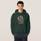 CAT geometrisch - Hoodie (Voorkant volledig)