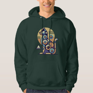 CAT geometrisch - Hoodie