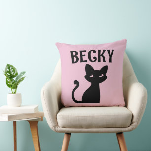CAT GEPERSONALISEERDE NAAM TOEVOEGEN ROZE KUSSEN