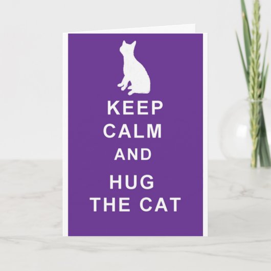 Cat Get Well Kaart (Voorkant)