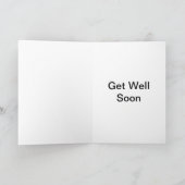 Cat Get Well Kaart (Binnen)
