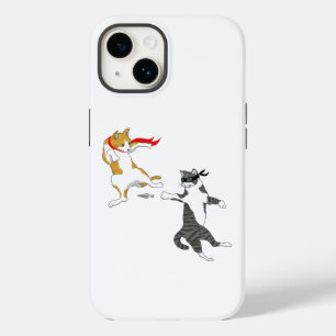 Cat gevecht Hoesje-Mate iPhone case