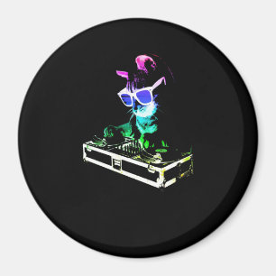 Cat Gift   Cat DJ Echt Cool Magneet