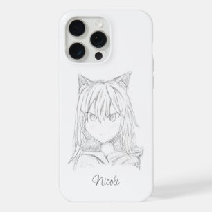 Cat Girl iPhone 15 Pro Max Hoesje