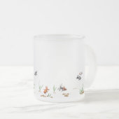 Cat Going Gevist doorschijnende Frosted Mok (Voorkant rechts)