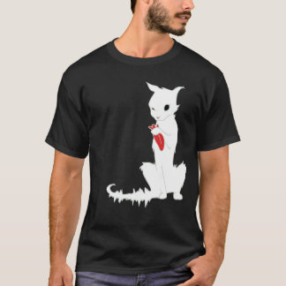 CAT GOT YOUR TONGUE shirt edgy top WIT CAT