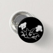 CAT Graffiti-ontwerp Ronde Button 3,2 Cm (Voorkant /achterkant)