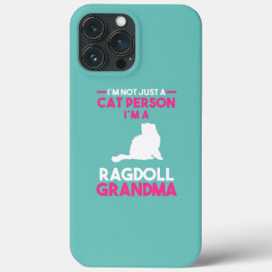 Cat Grandmoeder Ragdoll Grandma iPhone 13 Pro Max Hoesje