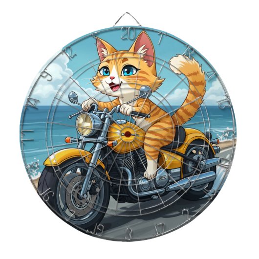 Cat grappig dartbord (Voorkant)