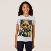 Cat grappig t-shirt (Voorkant volledig)