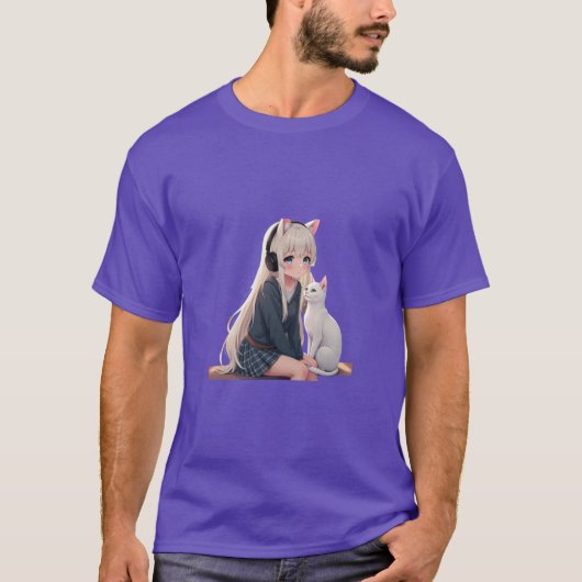 Cat grappig t-shirt (Voorkant)