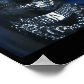 Cat Grillz Funny Kitten Meme Cat Smiling Brain Rot Poster (Hoek)