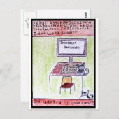 Cat Hackers Briefkaart (Voorkant / Achterkant)