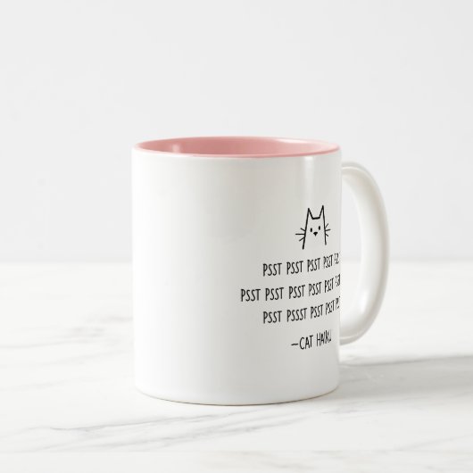 Cat Haiku Mug (Devant droit)