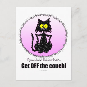 Cat Hair...Gifts for Cat Lovers Briefkaart