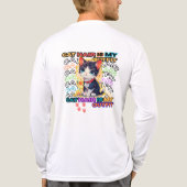 Cat Hair Is My Outfit Tri-Blend Shirt (Achterkant)