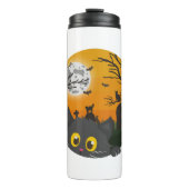 Cat Halloween Kitten Halloween Kostuum Thermosbeker (Voorkant)