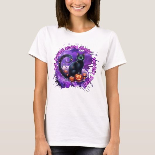 Cat Halloween Shirt (Voorkant)