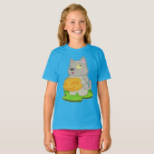 Cat Halloween Zombie T-shirt (Voorkant volledig)