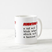 Cat Hammer Funny Mug Humor Koffiemok (Voorkant rechts)