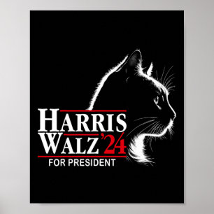 Cat Harris Wheimer 24 voor President Electio Poster