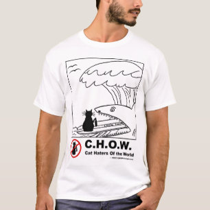 Cat Haters Surfing T-shirt