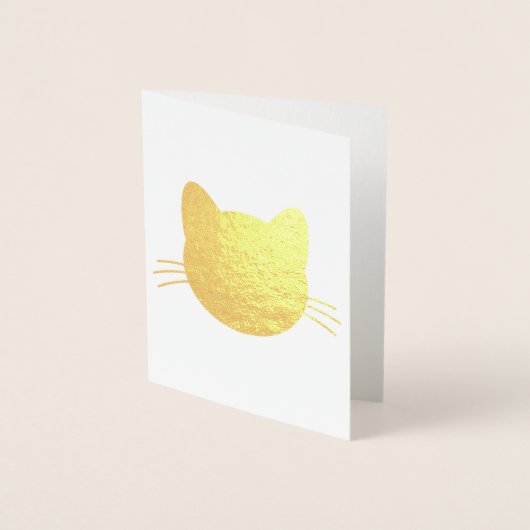 Cat head Folie Card Kaarten (Voorkant)