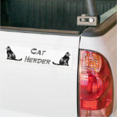 Cat Herder Bumpersticker (Op Truck)