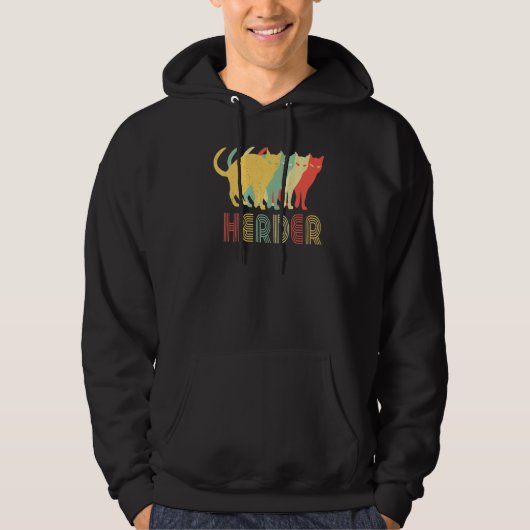 Cat Herder Funny Hoodie (Voorkant)
