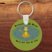 Cat Herder Funny Sleutelhanger (Voorkant)