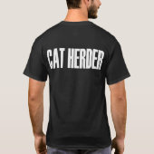Cat Herder T-shirt (Achterkant)