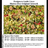 Cat Hidden in a Wildflower Meadow EX3 Decoupage Tissuepapier