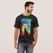 Cat Hippie Tie Dye Cat   T-shirt (Voorkant volledig)