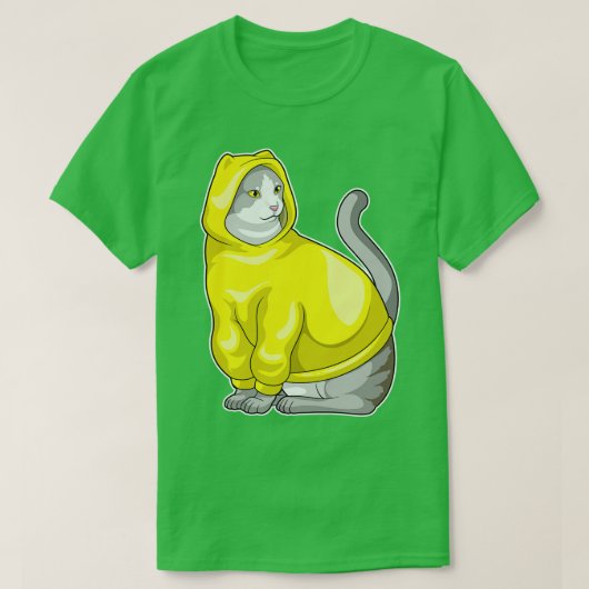 Cat Hoodie T-shirt (Design voorkant)