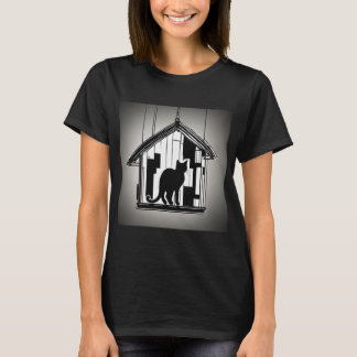 Cat House T-shirt voor dames